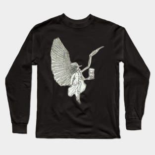 Tempus Fugit (no background) Long Sleeve T-Shirt